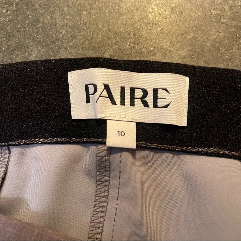 PAIRE Gray Jackie Slim Bootcut‎ Slacks
